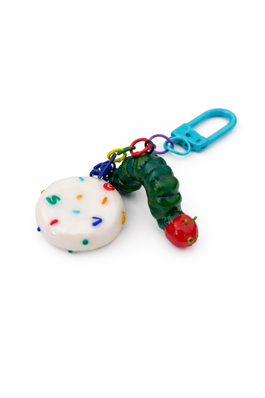 Confetti Comfort Stone with Caterpillar (White)