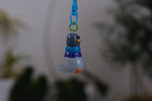 Fat Pigeon Keychain