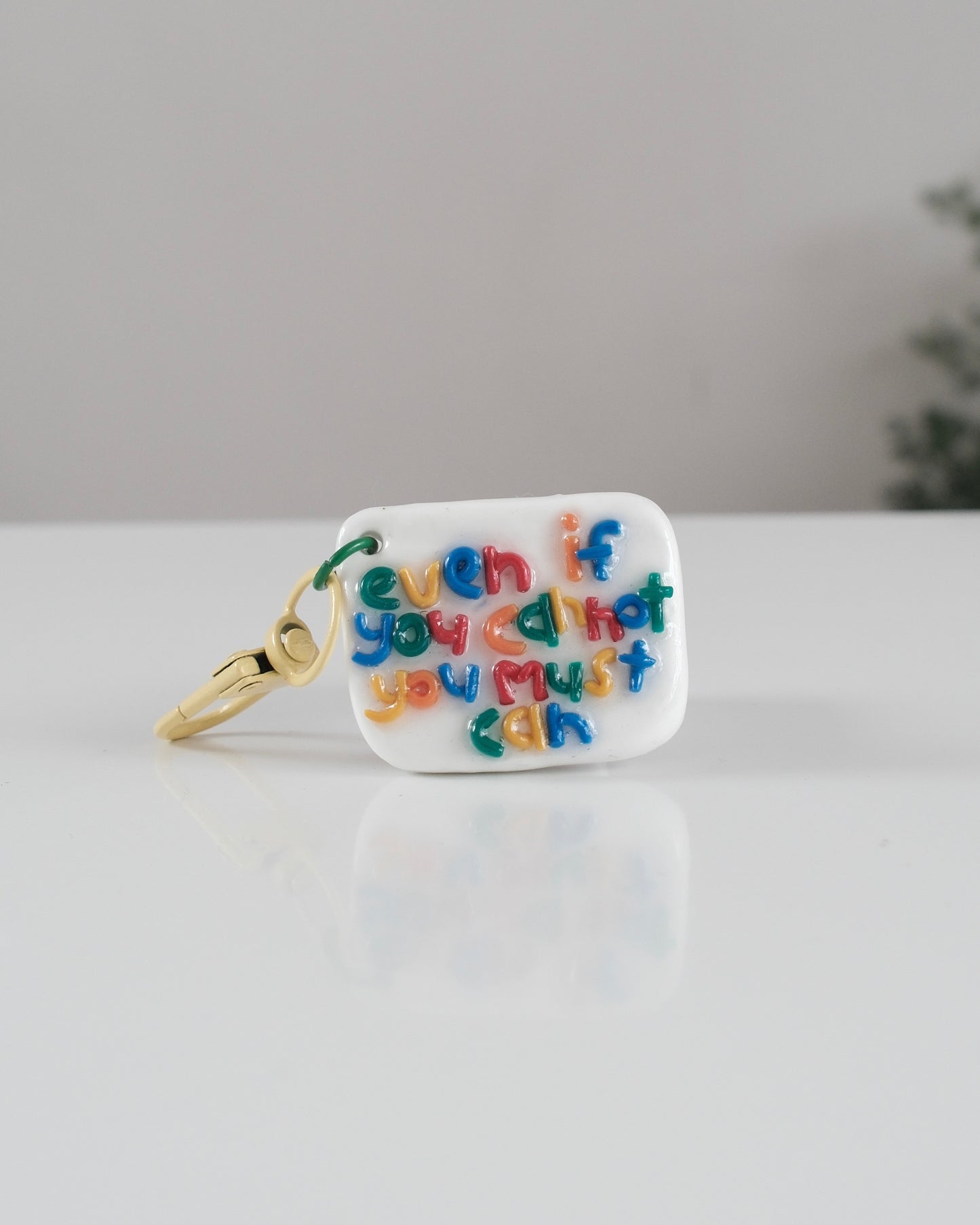 'You Must Can' Keychain 07