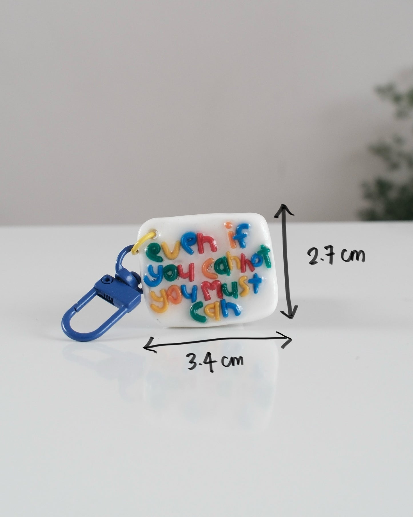 'You Must Can' Keychain 08