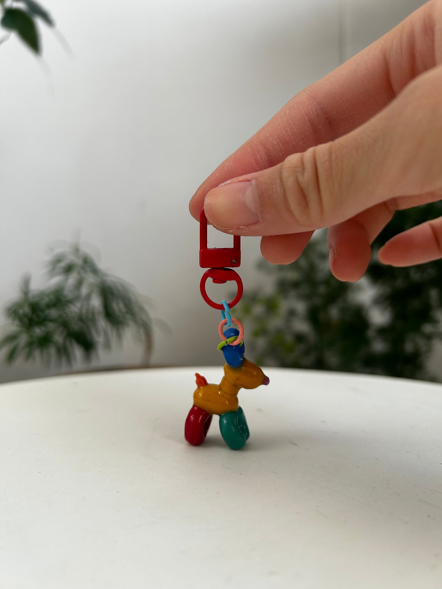 Technicolour Pup Keychain 01