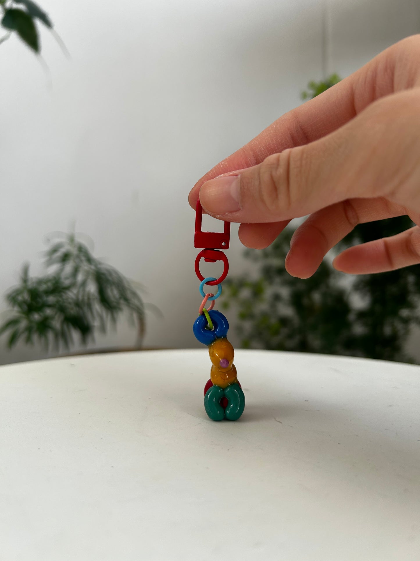 Technicolour Pup Keychain 01