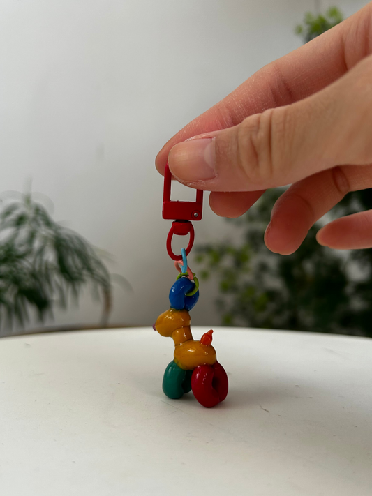 Technicolour Pup Keychain 01