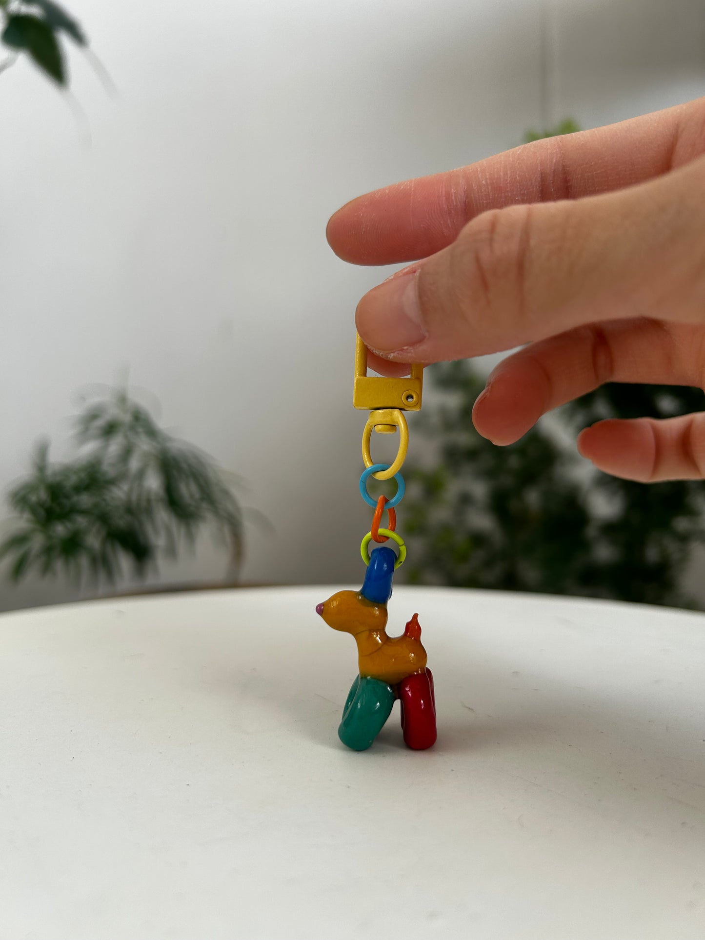 Technicolour Pup Keychain 02