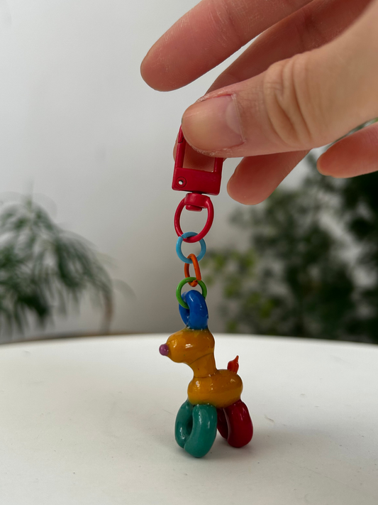 Technicolour Pup Keychain 03