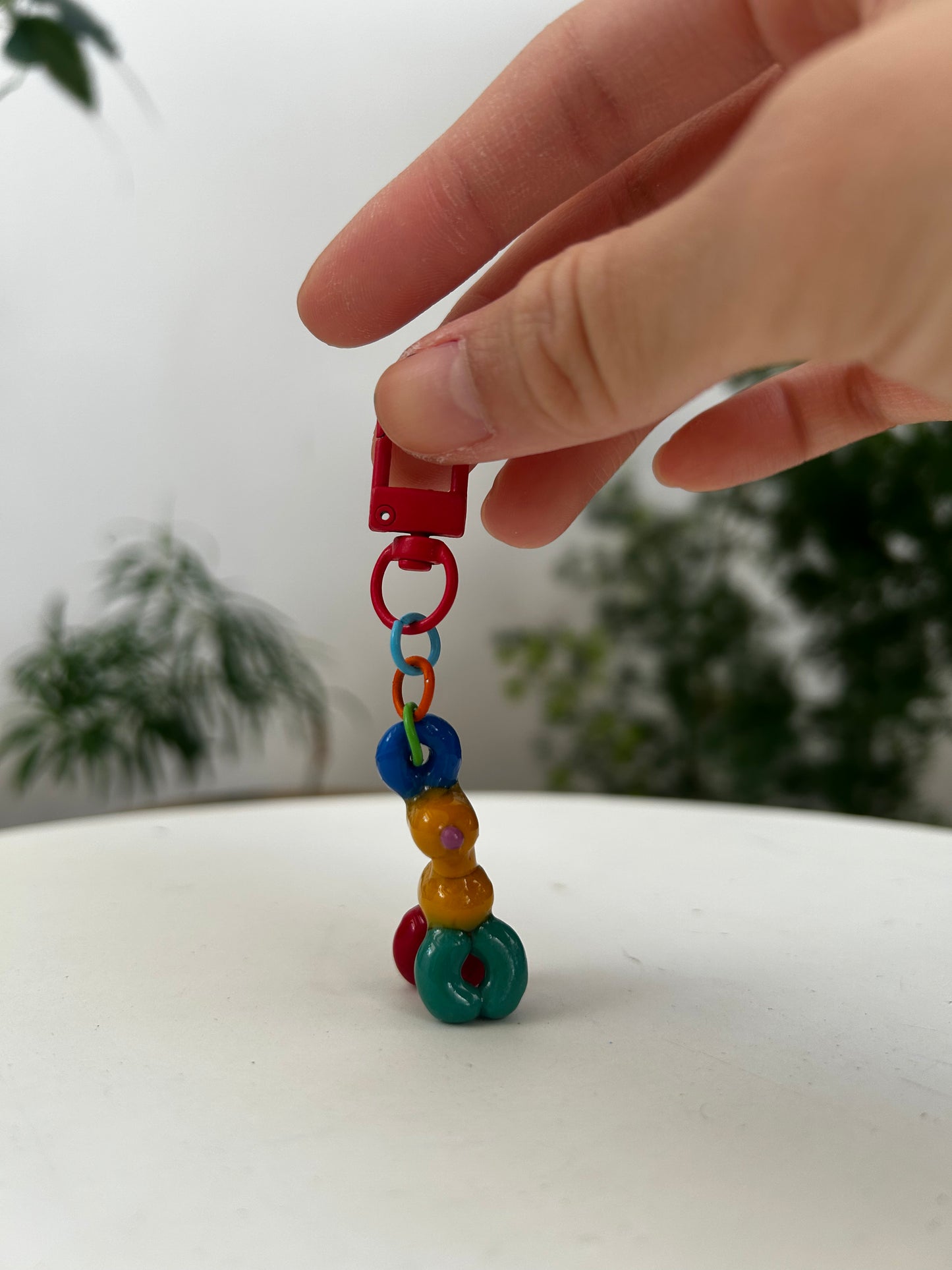 Technicolour Pup Keychain 03