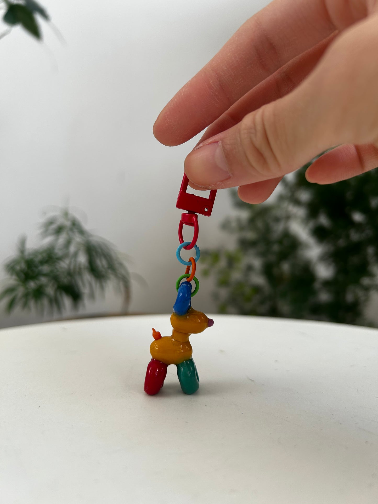 Technicolour Pup Keychain 03