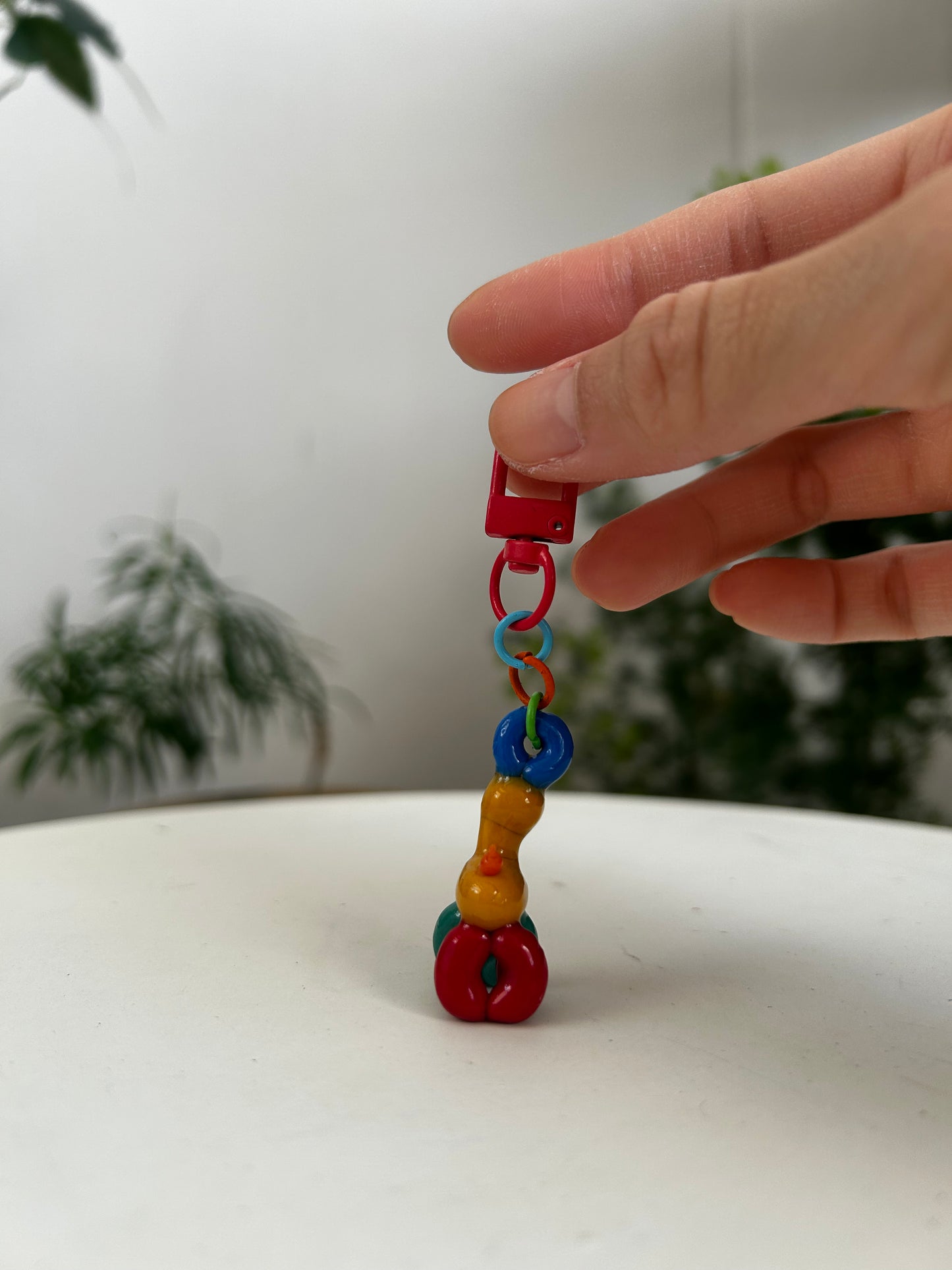 Technicolour Pup Keychain 03