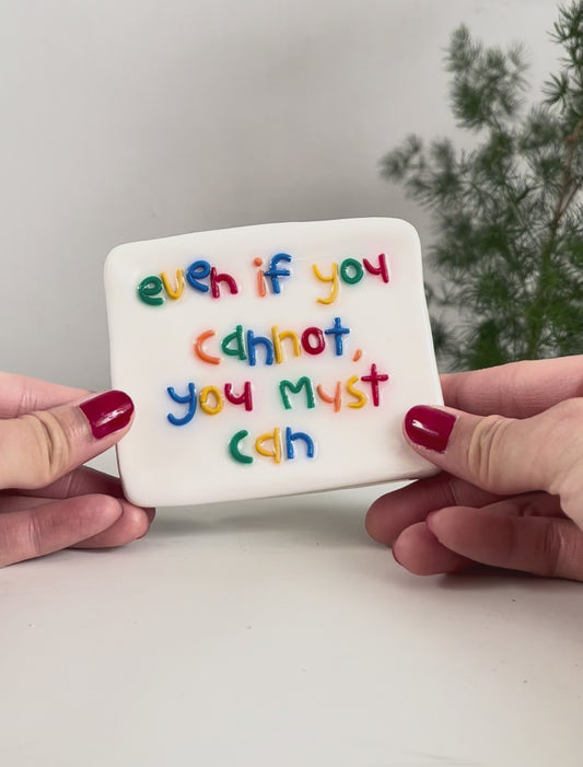 'You Must Can' 01